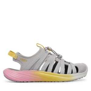 Sandały Keen. Szare buty trekkingowe Keen, bez wzorów, bez obcasa, bez zapięcia. Za 499,99 zł.