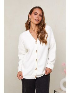 Soft Cashmere Kardigan w kolorze kremowym rozmiar: 34/36. Brązowe kardigany Soft Cashmere. Za 147,95 zł.