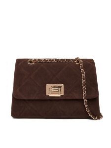 Aldo Torebka Simkee 14106005 Brązowy. Brązowe torebki klasyczne ALDO, bez wzorów, ze skóry, bez dodatków. Za 169,99 zł.