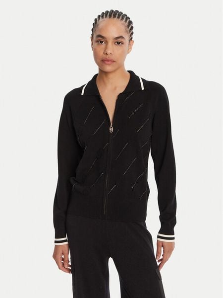 Liu Jo Sport Kardigan TF5032 MS63L Czarny Regular Fit. Czarne kardigany Liu Jo Sport, z syntetyku. Za 449,99 zł.