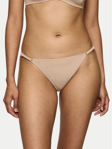 Triumph Dół od bikini Midnight 10222211 Beżowy. Brązowe bikini Triumph, bez wzorów, z syntetyku. Za 45,00 zł.