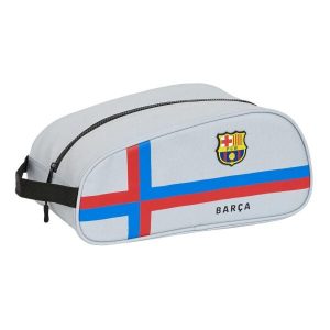 Torba podróżna na buty F.C. Barcelona Szary. Szare torby podróżne i sportowe FC BARCELONA, bez wzorów, z poliesteru. Za 87,15 zł.