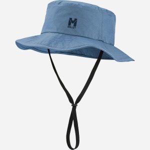 Kapelusz turystyczny Millet Rainproof Hat niebieski wodoodporny. Niebieskie kapelusze Millet, bez wzorów, sportowe. Za 179,00 zł.