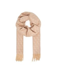 Guess Szalik AW5423 POL03 Różowy. Czerwone rękawiczki Guess, z aplikacjami, z materiału. Za 239,99 zł.