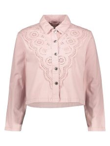 ONLY Kurtka koszulowa w kolorze jasnoróżowym rozmiar: XS. Różowe kurtki ONLY, xs, bez wzorów, z bawełny, bez kaptura. Za 165,99 zł.