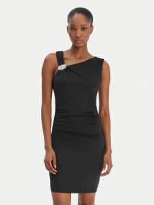 Marciano Guess Sukienka koktajlowa 6RGK05 6262Z Czarny Slim Fit. Czarne sukienki Marciano Guess, z aplikacjami, z syntetyku, wizytowe, bez kołnierzyka, bez ramiączek. Za 546,00 zł.