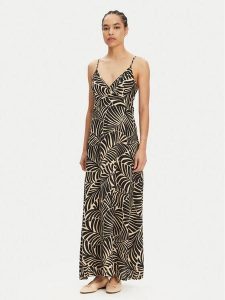 ONLY Sukienka letnia Nova 15317840 Czarny Regular Fit. Czarne kombinezony ONLY, na lato, xl, bez wzorów, z wiskozy, bez kołnierzyka, bez ramiączek. Za 119,99 zł.