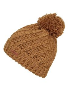 Protest Czapka "Paisley" w kolorze jasnobrązowym rozmiar: 55 cm. Brązowe czapki Protest, bez wzorów, ze splotem. Za 65,07 zł.
