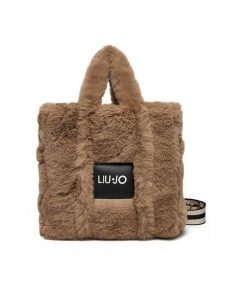 Liu Jo Torebka M Tote TF5270 E0374 Beżowy. Brązowe torebki klasyczne Liu Jo, bez wzorów, z materiału, bez dodatków. Za 399,99 zł.