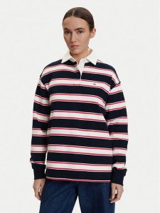 Tommy Jeans Bluza DW0DW22540 Kolorowy Relaxed Fit. Bluzy Tommy Jeans, l, bez wzorów, z bawełny, bez kaptura. Za 265,99 zł.
