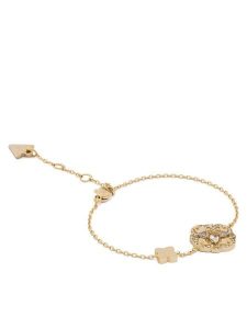 Guess Bransoletka JUBB05 503JW Złoty. Żółte bransoletki Guess, metalowe. Za 239,00 zł.