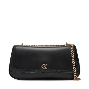 Torebka Calvin Klein. Czarne torebki wieczorowe Calvin Klein, bez wzorów, bez dodatków. Za 369,99 zł.