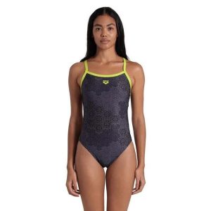 Damski kostium kąpielowy 1-częściowy Arena Kikko Challe. Zielone kombinezony Arena, bez wzorów. Za 301,00 zł.