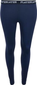Legginsy termiczne damskie PlayerLayer P-860, Navy, S. Niebieskie legginsy GOLF, bez wzorów, z lycry, długie. Za 128,99 zł.