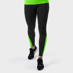 Kobieta Fitness Legginsy sportowe ze średnim stanem Sky Flow SIROKO Czarny. Czarne legginsy SIROKO, bez wzorów. Za 122,95 zł.