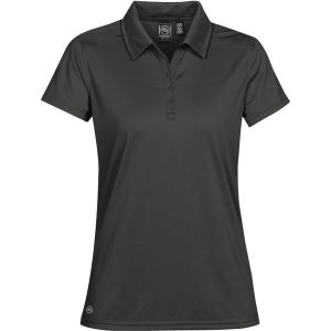 Damska Koszulka Polo H2XDRY. Czarne koszulki sportowe STORMTECH, bez wzorów, bez ramiączek. Za 105,99 zł.