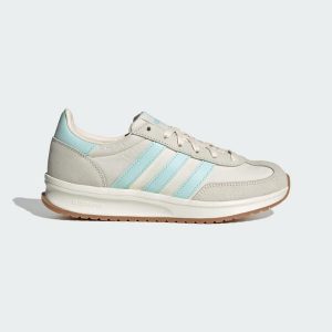 Buty RUN 70s 2.0. Białe buty trekkingowe ADIDAS, ze skóry, bez zapięcia. W wyprzedaży za 273,50 zł.