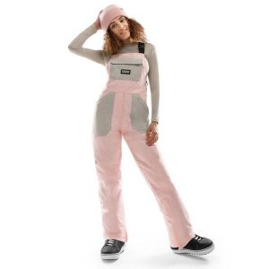 Spodnie snowboardowe z szelkami damskie B1-W Arosa. Czerwone kombinezony SIROKO, na zimę, m, bez wzorów, sportowe, bez kołnierzyka, bez ramiączek. Za 469,00 zł.