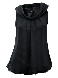 Heine Top w kolorze czarnym rozmiar: 46. Czarne topy Heine, bez wzorów, bez kołnierzyka, bez ramiączek. Za 74,11 zł.