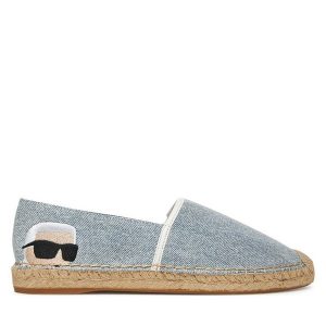 Espadryle KARL LAGERFELD. Niebieskie espadryle KARL LAGERFELD, bez wzorów, bez obcasa. Za 309,99 zł.
