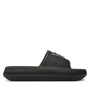 Klapki Guess. Czarne klapki Guess, z aplikacjami, bez obcasa. Za 149,99 zł.