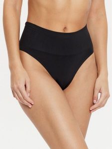 LAUREN RALPH LAUREN Figi klasyczne z wysokim stanem 4L0020 Czarny. Czarne figi Lauren Ralph Lauren, bez wzorów, z syntetyku. Za 99,99 zł.