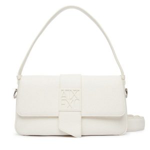 Torebka Armani Exchange. Białe torebki klasyczne Armani Exchange, bez wzorów, bez dodatków. Za 609,99 zł.