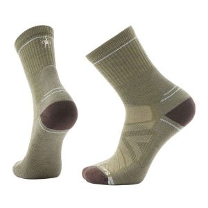 Skarpety trekkingowe Smartwool Hike Light Cushion Mid Crew. Zielone skarpetki Smartwool, bez wzorów, z wełny. Za 89,99 zł.