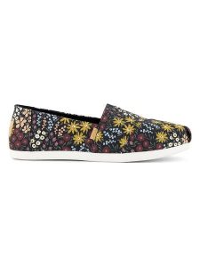 TOMS Espadryle w kolorze czarnym ze wzorem rozmiar: 36,5. Czarne espadryle Toms, bez wzorów, bez obcasa. Za 131,74 zł.