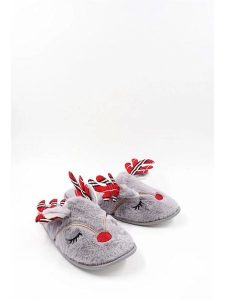 Confly Kapcie w kolorze szarym rozmiar: 40-41. Szare kapcie Confly, z aplikacjami. Za 26,13 zł.