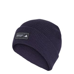 Czapka typu beanie Essentials Cuffed. Białe czapki ADIDAS, bez wzorów, z dzianiny. Za 89,95 zł.