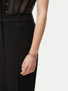 Guess Bransoletka JUBB05 093JW Złoty. Żółte bransoletki Guess, metalowe. Za 379,99 zł.