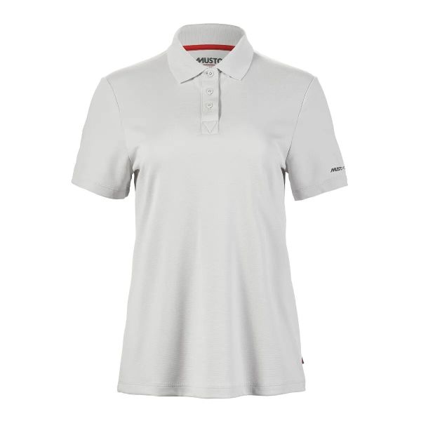 Damska koszulka polo Musto Evolution Sunblock. Szare bluzki MUSTO, s, bez wzorów, bez kołnierzyka, bez ramiączek. Za 316,50 zł.