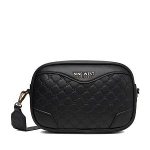 Torebka Nine West. Czarne torebki klasyczne Nine West, bez wzorów, bez dodatków. Za 199,99 zł.