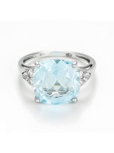 Maison héritage PARIS Złoty pierścionek z topazem rozmiar: 54. Niebieskie pierścionki Maison héritage PARIS, z topazem, złote. Za 2 166,99 zł.