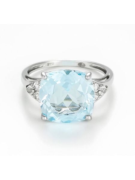 ATELIER DU DIAMANT Złoty pierścionek z topazem rozmiar: 54. Niebieskie pierścionki ATELIER DU DIAMANT, z topazem, złote. Za 2 261,40 zł.