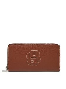 BOSS Portfel Anett Ziparound 50536354 Brązowy. Brązowe portfele Boss, bez wzorów. Za 499,99 zł.