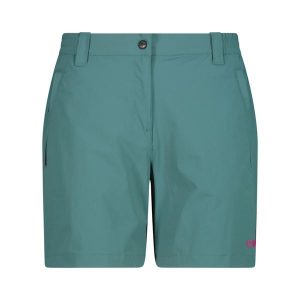 Damskie spodenki turystyczne CMP. Zielone szorty CMP, bez wzorów, sportowe. Za 290,50 zł.