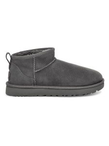 UGG Botki w kolorze szarym z wełny jagnięcej rozmiar: 39. Szare botki Ugg, bez wzorów, z wełny, z okrągłym noskiem, bez obcasa, bez zapięcia. Za 592,99 zł.