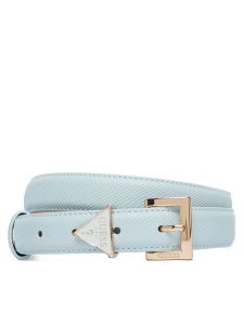 Guess Pasek Damski BW9320 P6125 Niebieski jasny. Niebieskie paski Guess, z aplikacjami, ze skóry. Za 179,99 zł.