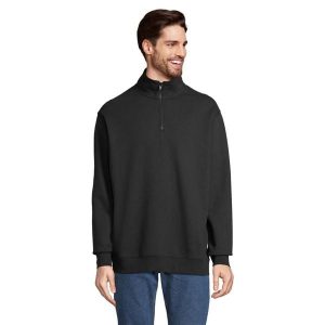 Bluza Rozpinana Unisex Dla Dorosłych Conrad Quarter Zip. Czarne swetry oversize SOL'S, l, bez wzorów, z bawełny, bez ramiączek. Za 262,99 zł.