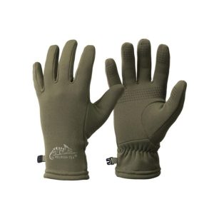 Rękawice turystyczne jesienno zimowe Trekker Outback. Zielone rękawiczki HELIKON-TEX, na zimę, bez wzorów. Za 103,99 zł.