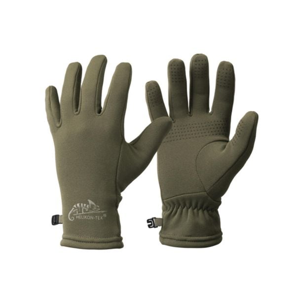 Rękawice turystyczne jesienno zimowe Trekker Outback. Zielone rękawiczki HELIKON-TEX, na zimę, bez wzorów. Za 103,99 zł.