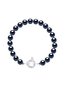Mitzuko Bransoletka perłowa w kolorze tahiti rozmiar: onesize. Niebieskie bransoletki Mitzuko, z perłą, srebrne. Za 391,59 zł.