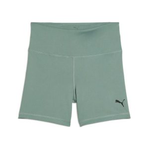 Szorty damskie Puma Tad Essentials. Zielone szorty Puma, bez wzorów. W wyprzedaży za 126,50 zł.