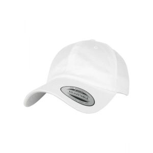 Czapka Flexfit low profile organic cotton. Białe czapki FLEXFIT, bez wzorów, z bawełny. Za 76,70 zł.