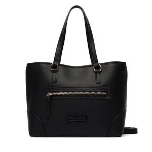 Torebka Guess. Czarne torebki klasyczne Guess, z aplikacjami, bez dodatków. Za 324,99 zł.