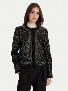 Morgan Marynarka 252-VCLIKY Czarny. Czarne marynarki i żakiety Morgan, bez wzorów, z syntetyku. Za 549,99 zł.