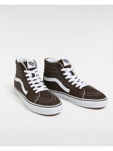 Vans Skórzane sneakersy w kolorze khaki rozmiar: 36,5. Brązowe trampki Vans, bez wzorów, za kostkę, bez zapięcia. Za 144,92 zł.