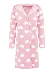 Zwillingsherz Kardigan w kolorze jasnoróżowym rozmiar: L/XL. Różowe kardigany Zwillingsherz. Za 179,45 zł.